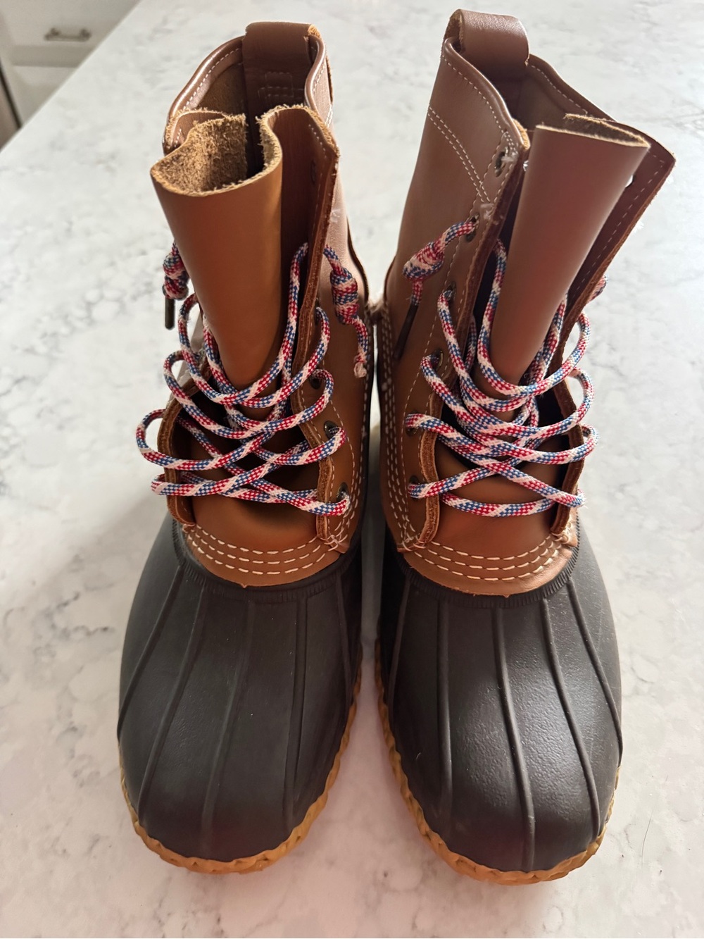 Vintage L.L.Bean Bean Boots Brown  Made in Maine USA Size 8/8.5 women